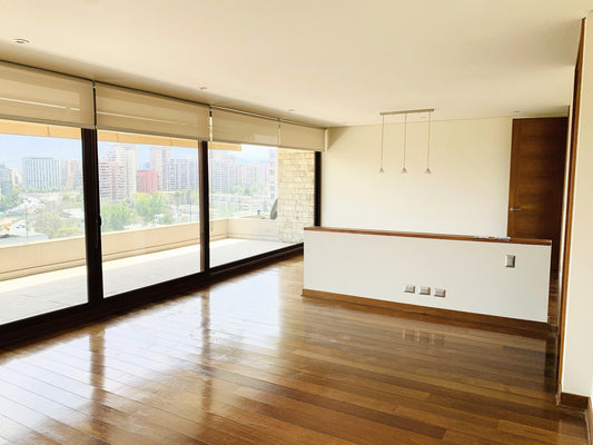 Las Condes | Presidente Riesco, Departamento Dúplex con vista al Club de Golf, Las Condes (arriendo)